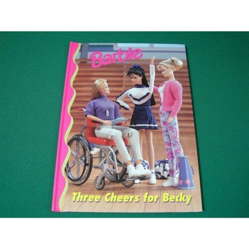 NEW Barbie & Friends Book Club - Three Cheers for Becky Hardcover Book
